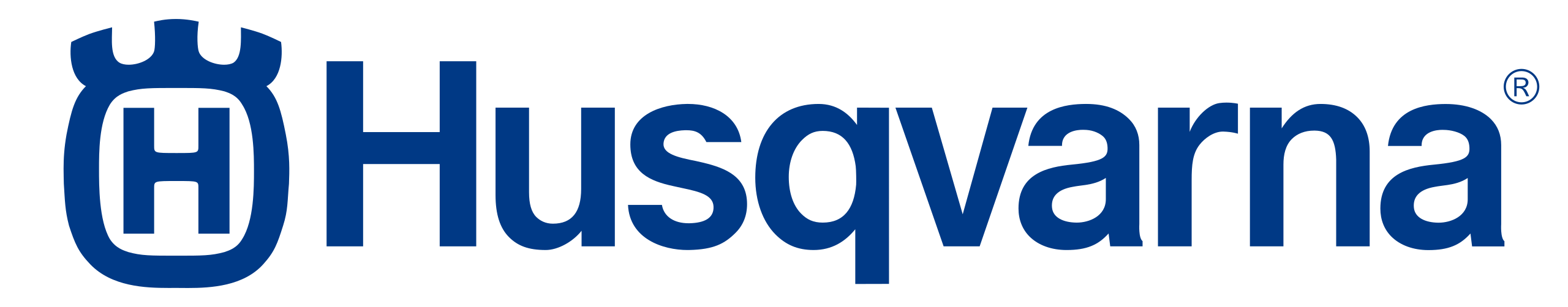 Logo HUSQVARNA en fondo transparente